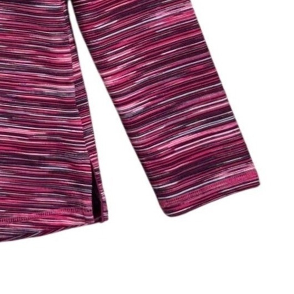 T By Talbots Quarter Zip Pullover Raspberry Small‎ - Picture 6 of 14